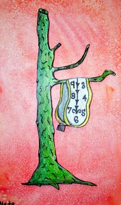 Nate's Surreal Melting Clock