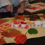 Leaf Printing-3rd Grade