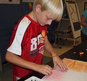 Third Grade texture rubbings