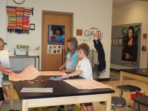 Third Grade texture rubbings