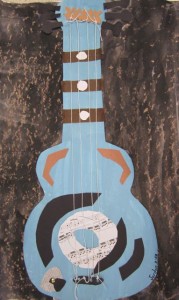 blue guitar