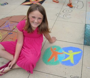 Sidewalk art